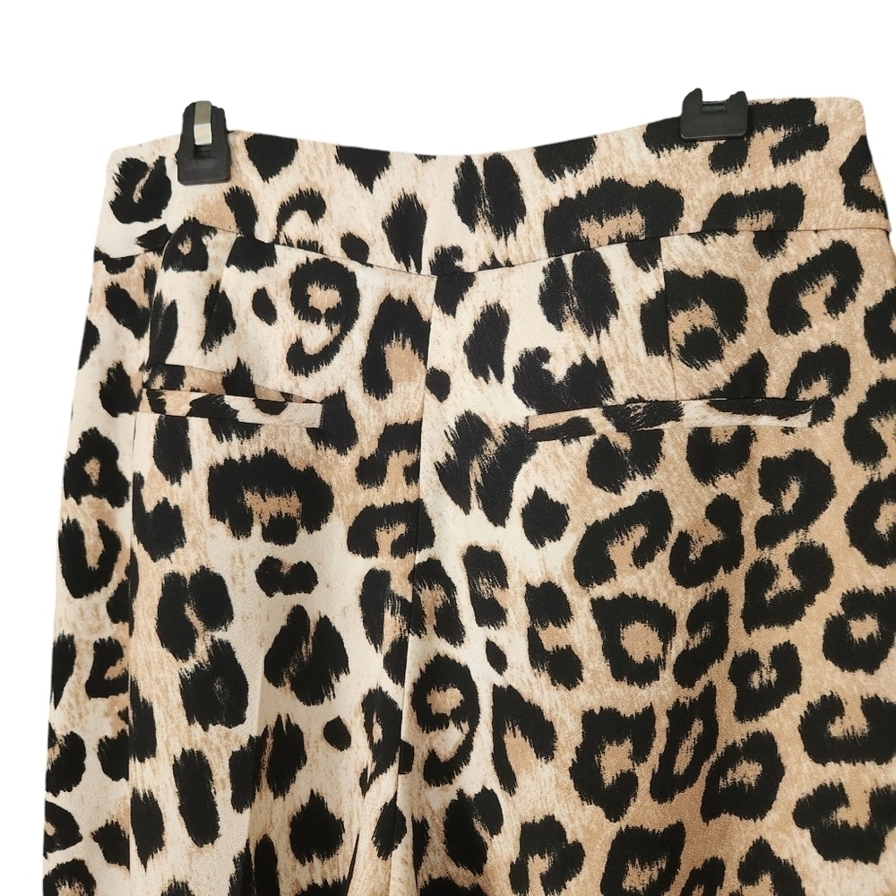 Banana Republic Wide Leg Pants in Leopard Print - Picture 8 of 13